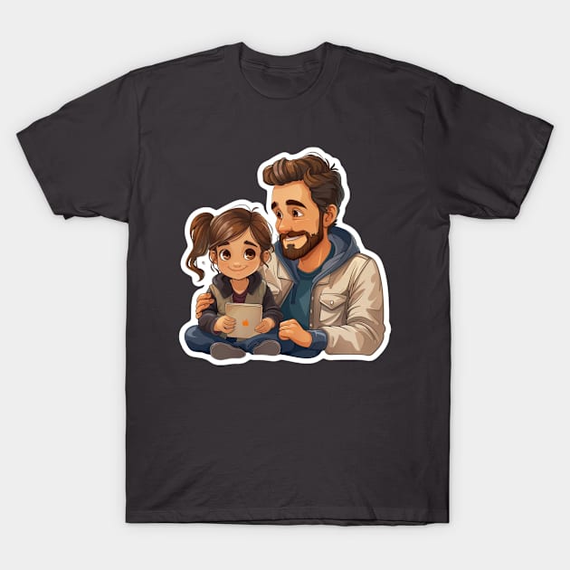 Grateful Dad T-Shirt by B&C Fashion